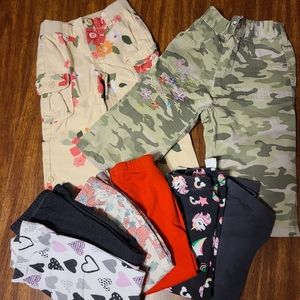 Lot of Toddler Girls Pants/Leggings